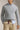 Pull col rond Polo Ralph Lauren en coton gris chiné, vue 2