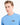 T-shirt EA7 bleu ciel détail
