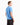 T-shirt EA7 bleu ciel vue de dos