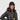 Doudoune Double Hood Andretti noire, vue portée
