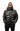 Doudoune Double Hood Chrysler noire, vue de face portée