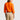Zoom sur chemise Ralph Lauren orange portée par homme – Vue de dos, style élégant et coloré