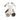 Peluche lapin BOSS Kids blanche en fourrure synthétique J51013 – vue de face