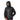 Doudoune Helvetica BRAD 01 noire homme portée avec capuche