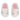 Sandales bébé Hugo Boss J52835 blanc et rose, vue 4