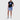 T-shirt à détail Denim KARL LAGERFELD