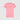 T-shirt logo en relief Balmain rose 