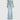 Jeans bootcut pattes d'eph bleu clair Balmain