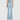 Jeans bootcut pattes d'eph bleu clair Balmain