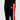 Jogging Valentino noir avec stripes rouge